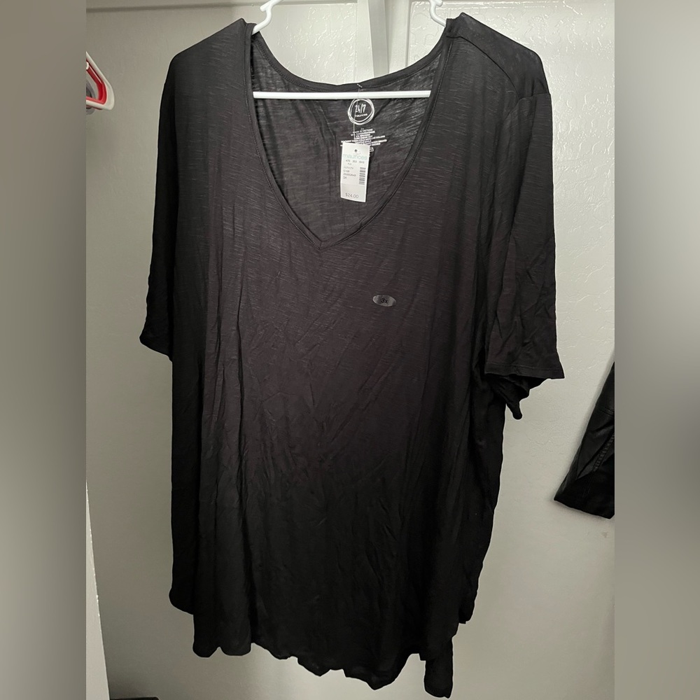 Maurice’s Plus Size 3 Black Blouse